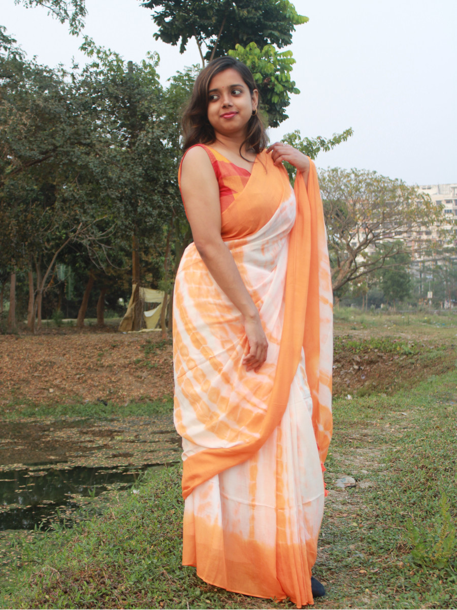 sunsetdreams_cotton_shibori_dyed_saree