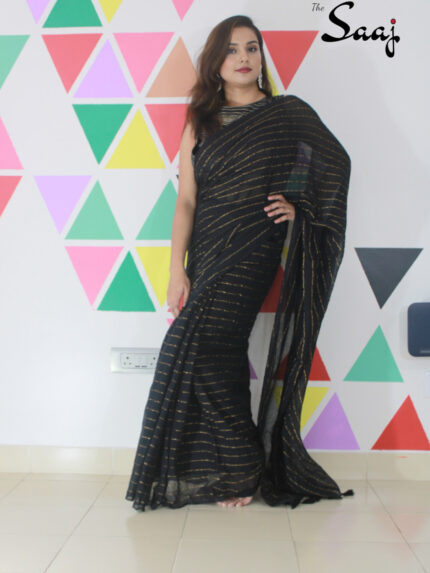 Raat Ki Roshni - Soft Mul cotton Saree