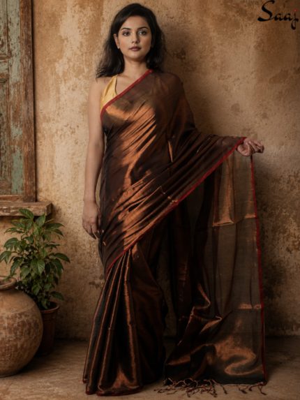 Copper Dusk Saree